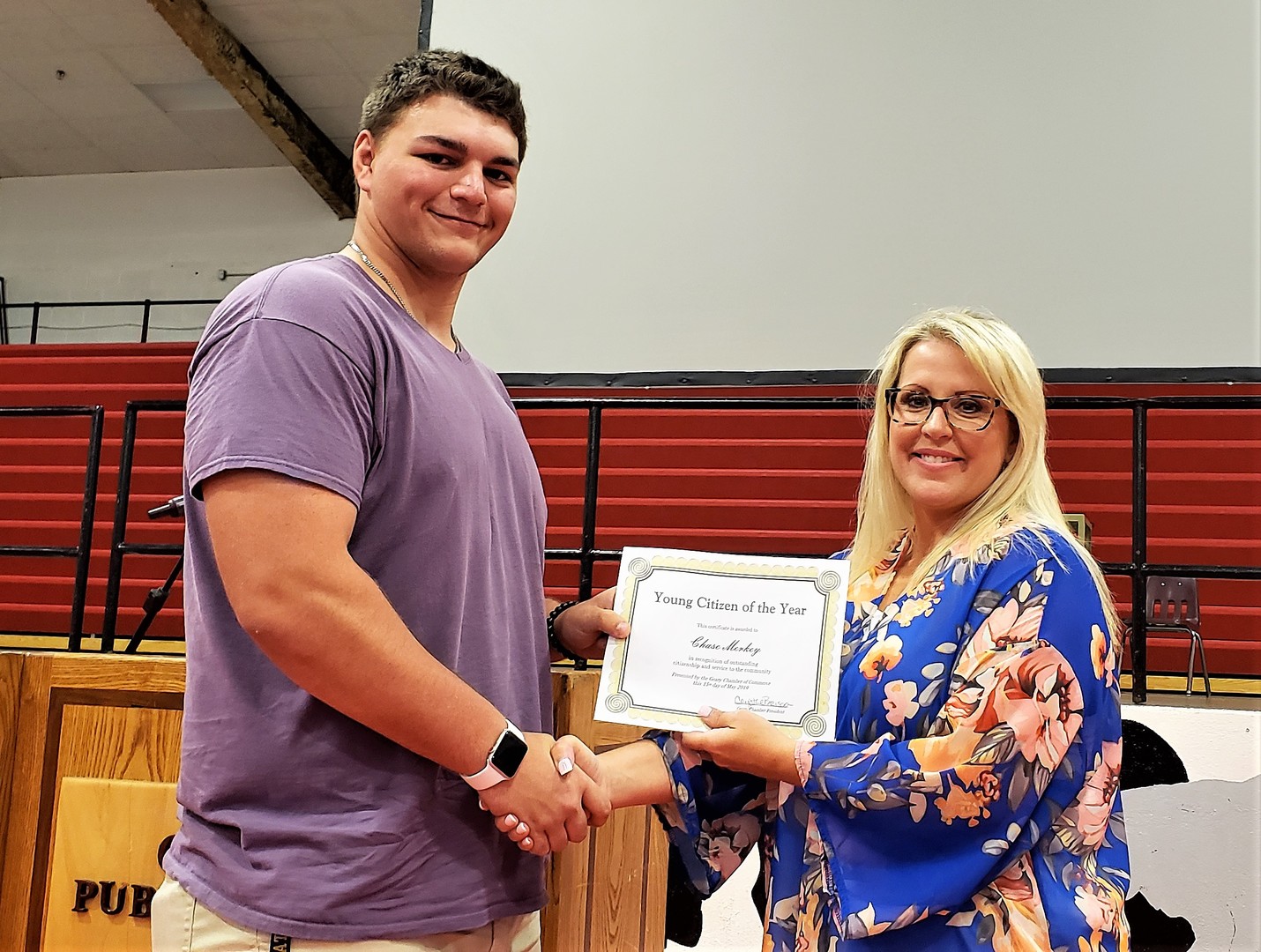 Geary Schools Young Citizens of the Year Recognized